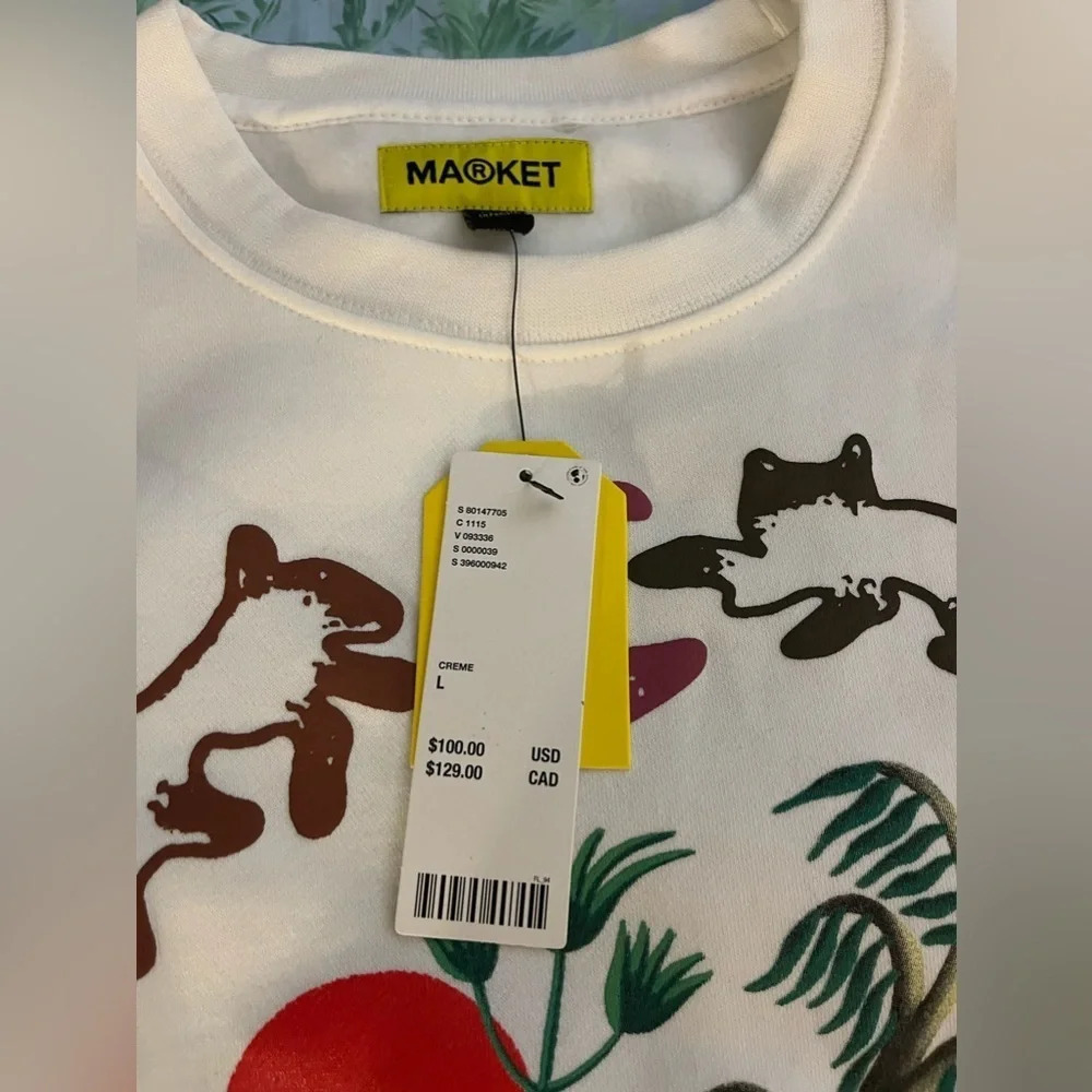🍄HOST PICK🍄Market x UO Exclusive Life Cycle Crew Neck Sweatshirt, S, L, NWT - Picture 10 of 12